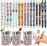 72 PCS Funny Nurse Pens Bulk Cute Cartoon Nursing Retractable Pens Nurse Appreciation Gift Pens for Nurse Week Medical Assistants Student Coworkers Nurse Doctor Teachers