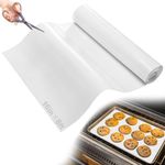 16IN x 8FT Silicone Baking Mat Roll - Cut to Any Size, Large Food Grade Silicone Sheet Heat Resistant for Oven Freeze Dryer Liner, Non-stick Pastry Mat, Non-slip Kitchen Countertop Protector, Reusable