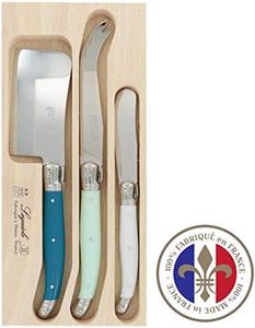 Andre Verdier Laguiole Debutant St. Tropez Cheese Knife Set 3 Piece St. Tropez