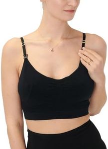 HATCH Premium Hands-Free Pumping & Nursing Bra, All Day Wear | Free of Chemicals | Suitable for Most Breastfeeding-Pumps Black