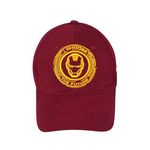 Marvel Cotton Unisex-Adult Iron Man Cap With Embroidery Work (Maroon , Az121)