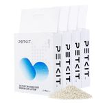 PETKIT Clumping Cat Litter, Mixed Tofu Bentonite Cat Litter with Urine Test Particles, Easy to Use Ultra Absorbent Cat Litter, Odor Control and Flushable, Dust Free, Biodegradable, 4 Packs/9.6kg