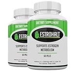 Estrohalt 120 tablets- Estrogen-Blocker for Men & Women DIM Supplement Vitamins (Diindolylmethane) & Indole 3 Carbinol (I3C) Natural Anti Aromatase Support for Estrogen and Hormone Balance