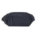 Travelon Anti-Theft Metro Waistpack, Navy Heather, One Size, Travelon Anti-theft Metro Waistpack