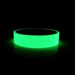 Glow in The Dark 0.7" X 16 Ft Detachable Luminous Tape Sticker, Waterproof Painters Tape Green