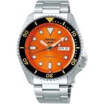 Seiko Aluminium Analog Orange Dial Men's Watch-Ssk005K1