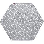 Hexagon Playpen Mat, Baby Playmat Fits Regalo Portable Play Yard 48 Inch and hiccapop 53" PlayPod Playpen, 6 Panel Playpen Mattress Non Slip Pad Mat