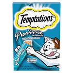 TEMPTATIONS Cat Treats, Adult Creamy Puree Lickables, Tuna, 12g Pouches (44 Pack)