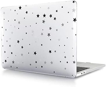 Funda Compatible con MacBook Pro 15 Pulgadas 2019 2018 2017 2016 Versión Modelo A1990 A1707 con Touch Bar y Touch ID, Carcasa Rígido de Plástico Cubierta Protectora, Estrellas