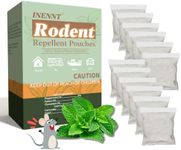 12 Pack Rodent-Repelling Pouches,Mouse Repellent Pouches,Mouse Repellent,Mice Repellent Indoor,Mouse Repellent Pouches,Squirrel Repellent,Rat Repellent for House,Peppermint Pouches for Rodents