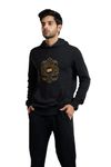 Go Devil Men's Cotton Hooded Neck Sweatshirt (GD_H_003_S_Black_S)