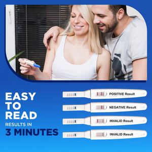 One Step Pregnancy Test Strips, 20-Pack – Rapid Home Results