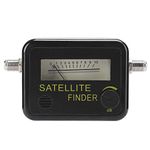 Satellite Finder, Lightweight 950 to 2150 MHZ Sensitive Satellite Finder Strength Meter Black, with Digital Screen, for Directv