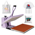 Pochita 16x24 Heat Press Machine with Slide-Out Base — Manual Tshirt Printing Machine for T-Shirts, Hats, Bags, Sublimation and DTF Transfers, Thoughtfully Designed for Comfortable and Easy Operation