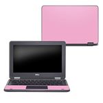 MightySkins Skin Compatible with Dell Chromebook 11" 3189 - Solid Pink | Protective, Durable, and Unique Vinyl Decal wrap Cover | Easy to Apply, Remove, and Change Styles | Made in The USA