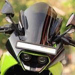 Lorababer Motorbike Sport Front Fairing Windshield Windscreen Wind Deflector Visor Screen Compatible with K.T.M RC125 RC200 RC390 RC 125 200 380 2014-2021 2015 2016 2017 2018 2019 2020 (Smoke)