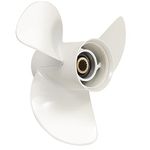 VQPROPs OEM Upgrade 13 5/8 x 13 (15 Spline Tooth) Aluminum Boat Outboard Propeller fit Yamaha Engines 50-130HP OEM Parts No.6E5-45949-00-EL,RH