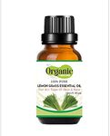 Organic Indore Lemongrass Oil, 10ml