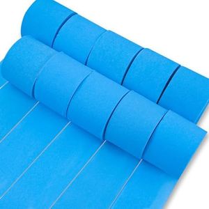PartyWoo Crepe Paper Streamers 10 Rolls 820ft, Pack of Crepe Paper Sky Blue Party Streamers, Crepe Paper for Birthday Decorations, Party Decorations, Wedding Decorations (1.8 in x 82 Ft/Roll)