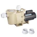 LINGXIAO Inground Pool Pump, 1.0HP In Ground Swimming Pool Pumps with Filter Basket, 6800GPH, 230v or 115V - Low Noise & High Flow Pool Pump