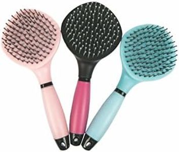 HKM 70280141 Queue et crinière Brosse avec poignée Gel, M, Assortis