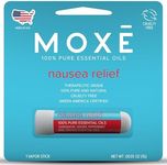 MOXE Nausea Nasal Inhaler Sticks, All Natural Essential Oil Blend, Ginger, Cardamom, Peppermint, Sweet Orange, Upset Stomach, Headaches, Easy-to-Use Portable Aromatherapy, Made in USA, 1 Pack