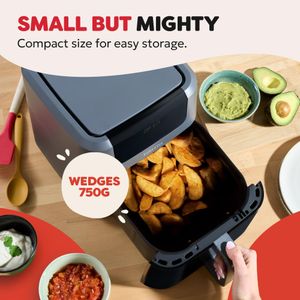Instant Pot Vortex Compact Air Fryer 5L – Truffle Grey, 4-in-1, Non-Stick, Family Size