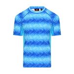 LEGO Unisex Schwimm-T-Shirt Sonnenschutz UPF 50+ LWAlex 308, 593 Bright Blue, 98