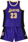 Kids Boys Basketball Kit, Basketball Kits for Boys, Basketball Kit Kids Boys - Basketball Top Boys Teens, Boys' Basketball Vests Jersey and Short, The Perfect Gifts for Boys Kids 4-14 Years Old #23,