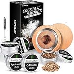 Cocktail Smoker kit for Whiskey, Bourbon, 6 Flavors Wood Chips Smoking Infuser Kit, Drink Old Fashioned Cocktail Kit