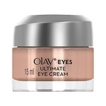 olay eye cream | Reduces Dark Circle, Wrinkles and Puffiness | With Peptides and Niacinamide | Normal, Oily, Dry & Combination Skin l Paraben & Sulphate free | 15ml (Ultimate Eye Cream)