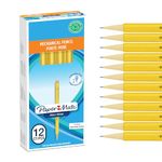 Paper Mate Non-Stop Mechanical Pencil | 0.7mm | HB #2 | Yellow Barrel | 12 Count