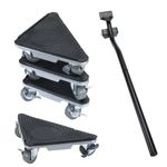 Furniture Moving Dolly 3 Wheels Heavy Duty Furniture Movers Easy Furniture Lifter Mover Tool Set 4 Pack for Heavy Object, 2860LBs Load Capacity