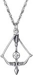 PROSTEEL Bow & Arrow Necklace,Sagittarius Necklace,Viking Jewelry,Stainless Steel,Men,Women,Valentines Day Gift,Birthday Gift,PSP2933G