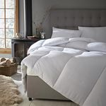 Silentnight Warm and Cosy Double Decker Duvet Quilt - 18 Tog Winter Warm Cosy Thick Duvet Hypoallergenic and Machine Washable - Two Layers Retains Heat - Double