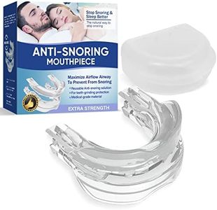 Anti Snoring Devices - Snoring Aids for Men & Women, Anti Snoring Mouthpiece for Prevent Snoring & Bruxism, Comfortable for All Mouth Types