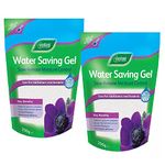 TOPLINE Westland Water Saving Retention Gel - Pack of 2 x 250g Slow Release Garden Compost Moisture Control for Outdoor Plants, Houseplants, Flowerbeds or Vegetable Plots with Card., Beige