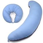 BYRIVER 39" C Shaped Body Pillow fo