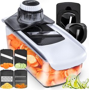 Fullstar 6-in-1 Mandoline Slicer – Adjustable Vegetable Cutter