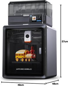 ANYCUBIC Kobra S1 Combo 3D Printer – High-Speed, Auto-Leveling
