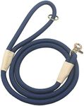 Lucpawz Lobster Snap Pet Leash 5FT, Special Strong Nylon Rope Dog Leash, Solid Color Rope Dog Lead for All Breed (Navy Blue, 5ft*10mm