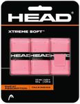 Head Xtreme Soft Racquet Overgrip Tennis Racket Grip Tape 3 Pack Pink, White, Pack US