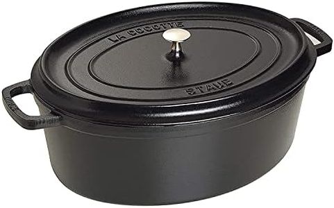 Staub Oval Cocotte, 31 cm, Black