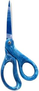 LIVINGO Scissors All Purpose - 8" Sharp Heavy Duty Shears for Office Crafting DIY Cutting Paper, Fabric, Stainless Steel, Comfort Grip, Gradient Blue