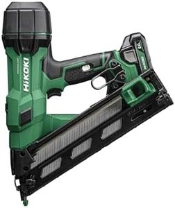 Hikoki NT1865DAAJXZ 15Ga Angled Finishing Nailer 18V 2 x 2.0Ah, Lightweight Design Makes it Easy to use.