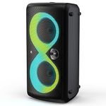 Monster Cycle Plus Bluetooth Speaker, 320W High Power Portable Party Speaker with 7 Lighting Effects, 108dB Loud Stereo Sound, 24H Playtime, Speakers with Subwoofer for Outdoor, Party