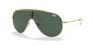 Ray-Ban Men UV Protected Green Lens Pilot Sunglasses - 0RB359790507133