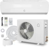 12000 BTU Mini Split Air Conditioner Heat Pump, 19 SEER2 115V Energy Efficient Inverter Ductless System Cools Up to 750 Sq.Ft, Pre-Charged Condenser, Complete Installation Kit