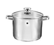 ZWILLING - JoyI 7.8 L/8QT Stockpot I Compatible with Gas, Induction, Ceran, Halogen and Electro Cook Tops, Silver, Large (64044-240)