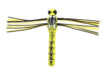 Lunkerhunt Dragonfly Lure | Realistic Topwater Fishing Lures for Bass, Double Skirted Wings, Perfect Trouth and Pike Lure, Weedless Bait (Meadowhawk)